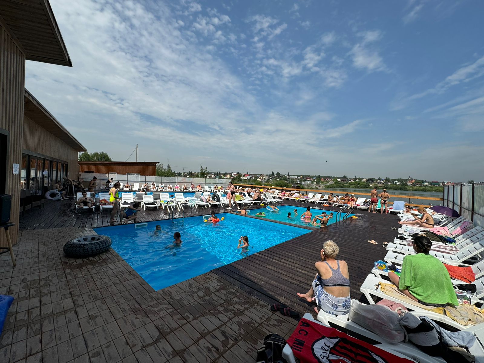 Бассейн теплый на улице в Новосибирске